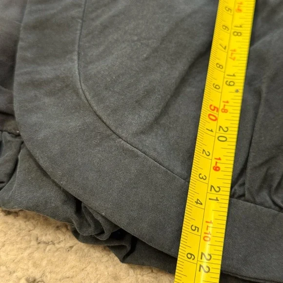 GO BY GO SILK size 6 EUC washable lux Blazer with Military Flair Dark Gray/black - Picture 11 of 14